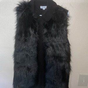 Calvin Klein Faux Fur Vest